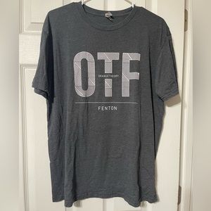 L Orangetheory Fitness Gray City TShirt